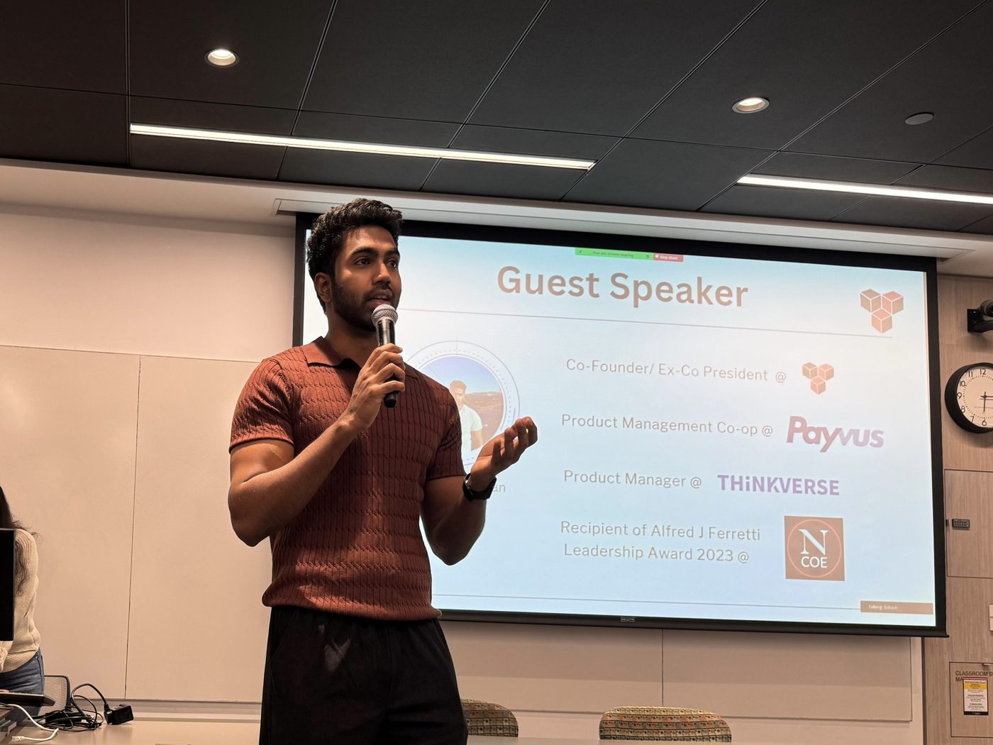 Rajaseelan as guest speaker at the APMC alumni speaker series